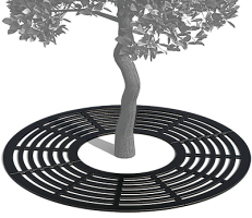 приствольная решетка Радиус — Шахтинский завод Гидропривод