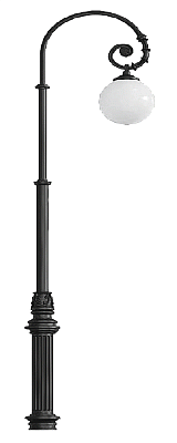 столб фонарный чугунный СФЧ-004-1 — Шахтинский завод Гидропривод