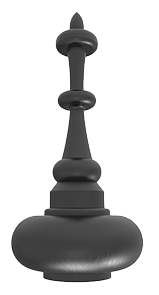 литое чугунное навершие (пика) — Шахтинский завод Гидропривод