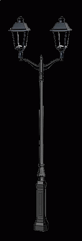 столб фонарный чугунный СФЧ-001-2 — Шахтинский завод Гидропривод